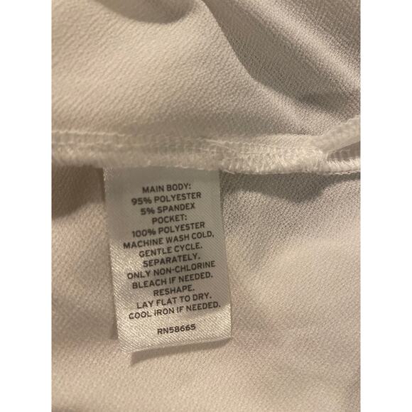 White Dressy Casual Short Sleeve Office Tee Top - Nordstrom Rack - Size Large - Picture 6 of 6